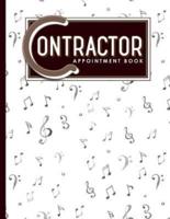 Contractor Appointment Book