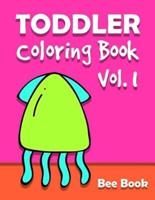 Toddler Coloring Book by Bee Book Vol. 1