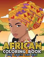 African Coloring Book for Adults and Kids