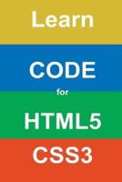 Learn CODE for HTML5 CSS3