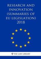 Research and Innovation (Summaries of EU Legislation) 2018