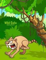 Wild Cats Coloring Book 2