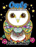 Owls Coloring Book for Adult