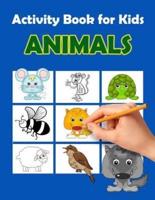 Activity Book For Kids Animals