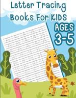 Letter Tracing Books for Kids Ages 3-5