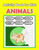 Activity Book For Kids Animals