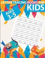 Letter Tracing Books for Kids Ages 3-5