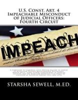 U.s. Const. Art. 4 Impeachable Misconduct of Judicial Officers