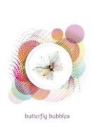 Butterfly Bubbles: 150-page Blank Writing Journal With Funky Butterfly Design