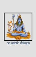 Om Namah Shivaya: Journal With Lord Shiva Pictures on Front and Back Covers - Peaceful Images of Hindu God Shiva [Pocket-Sized / Compact - 5x8 Inches / Grey]