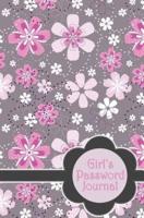 Girls Password Journal: Combination Internet Address Book and Password Log With Pages to Record Internet and Computer Records