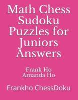 Math Chess Sudoku Puzzles for Juniors Answers