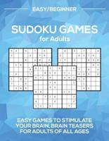 Sudoku Games for Adults Level: Easy/Beginner