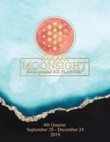 Moonsight Planner - Moon Phase Business Calendar - 2019 (Daily - 4th Quarter - September-December - Turquoise)