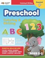Jumbo ABC's & 123 Preschool Coloring Workbook
