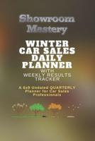 WINTER Car Sales Daily Planner With Results Tracker
