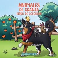 Animales de granja libro de colorear: Para niños de 4 a 8 años