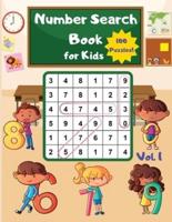 Number Search Book for Kids
