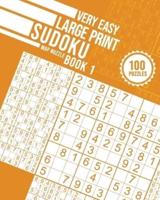 Very Easy Large Print Sudoku Book 1