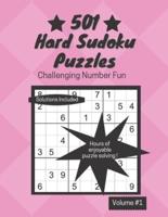 501 Hard Sudoku Puzzles: Challenging Number Fun