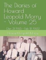 The Diaries of Howard Leopold Morry - Volume 25