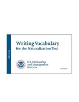 USCIS Writing Vocabulary for the Naturalization Test - U.S. Citizenship and Immigration Services