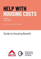 Help With Housing Costs. Volume 2 Guide to Housing Benefit
