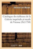 Catalogue des tableaux de la Galerie impériale et royale de Vienne