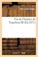 Fin de l'histoire de Napoléon III