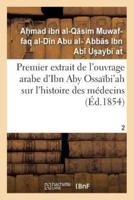 Premier extrait de l'ouvrage arabe d'Ibn Aby Ossaïbi'ah sur l'histoire des médecins T02