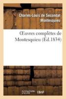 oeuvres complètes de Montesquieu  (Éd.1834)