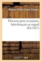 Discours pour sa maison, latin-français en regard.Nouvelle édition, revue