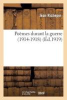 Poèmes durant la guerre (1914-1918)