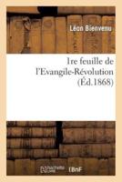 1re feuille de l'Evangile-Révolution