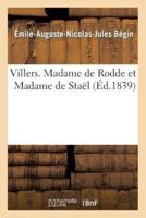 Villers. Madame de Rodde et Madame de Staël