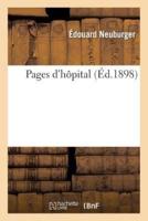 Pages d'hôpital