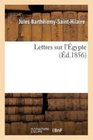 Lettres sur l'Égypte