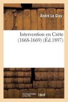 Intervention en Crète 1668-1669