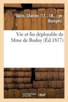 Vie et fin déplorable de Mme de Budoy, trouvée, en janvier 1814