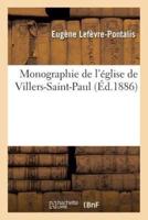 Monographie de l'église de Villers-Saint-Paul