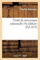 Traité de mécanique rationnelle 9e édition