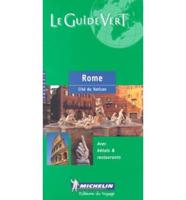 Michelin Le Guide Vert Rome