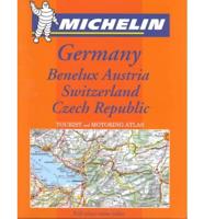 Michelin Tourist and Motoring Atlas Deutschland, Osterreich, Benelux, Suisse/Schweiz/Svizzera, Ceska Republika/Michelin Tourist and Motoring Atlas Ger
