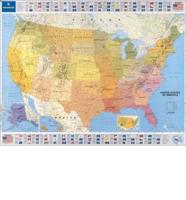 Michelin USA Political Map Laminated