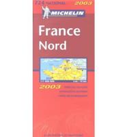 Michelin 2003 Northern France Nord Map
