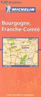 Michelin France Bourgogne France-Comte Map