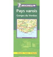 Michelin Pays Varois Zoom Map