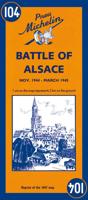 Battle of Alsace - Michelin Historical Map 104