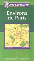Michelin Mini Map of France, Environs of Paris