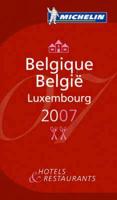Michelin Guide Belgique Luxembourg 2007